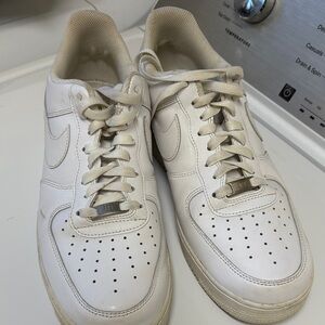 Nike Men's Sneakers in Cream and White